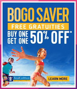 Save BIG with BOGO Royal Caribbean!